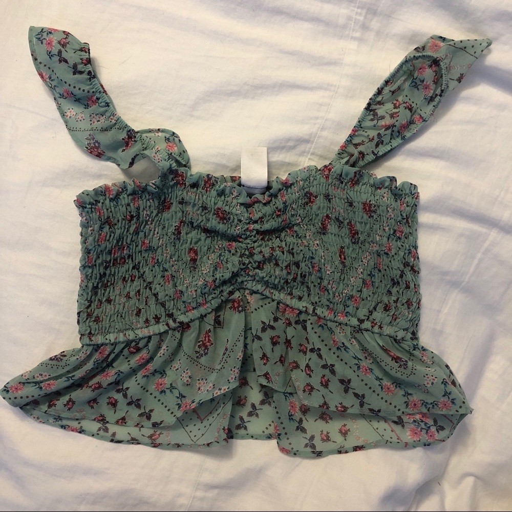 M BOUTIQUE FLORAL TANK
